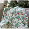 Holly Jolly Throw Blanket - Green/Red/White