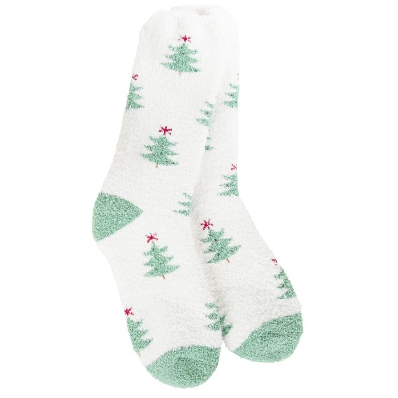 Holiday Cozy Crew Sock - Holiday Forest