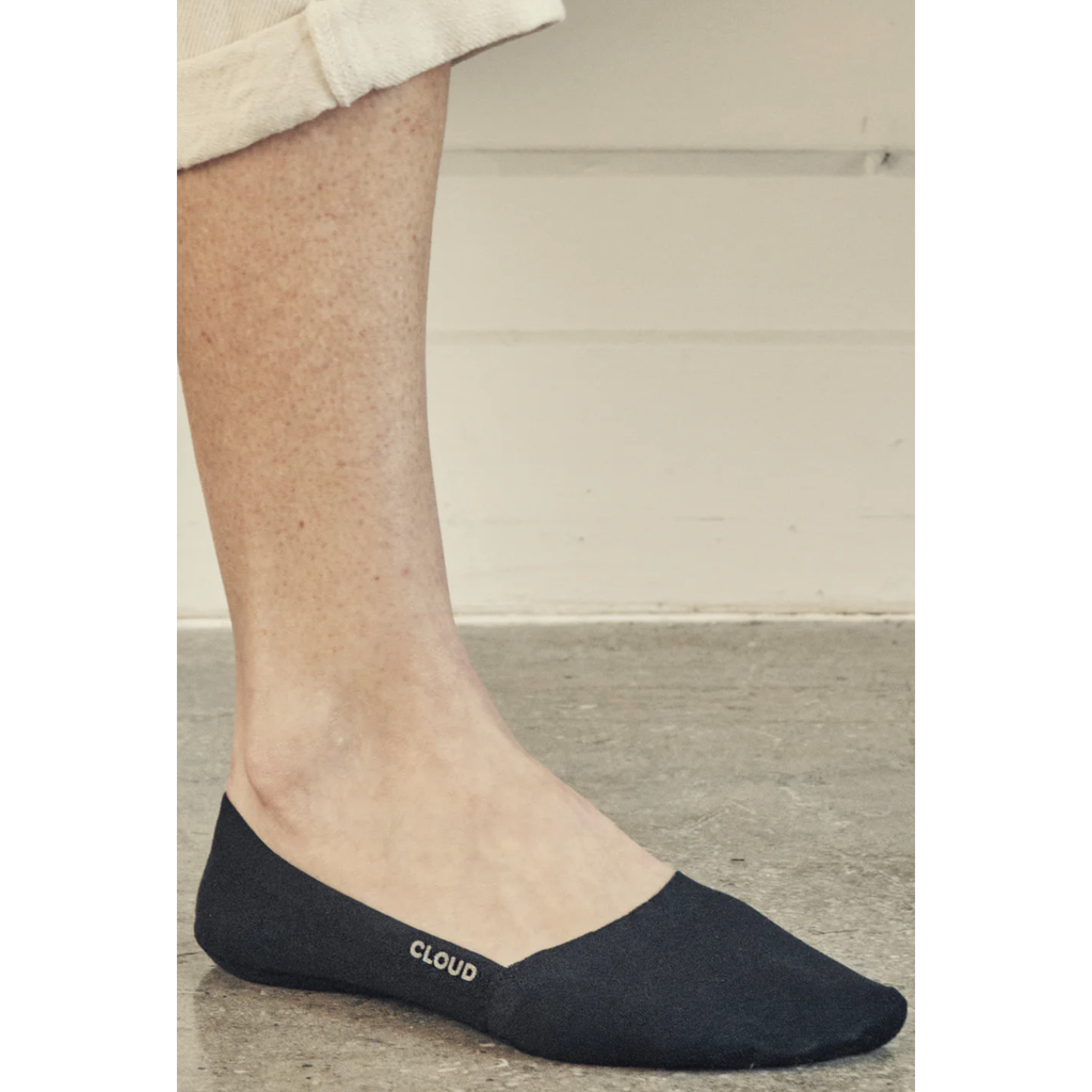 Cloud No Show Low Cut Socks - Black