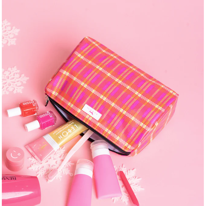 SCOUT Packin' Heat Makeup Bag - Sweet Tartan