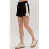 Ashley Elastic Waist Shorts - Black