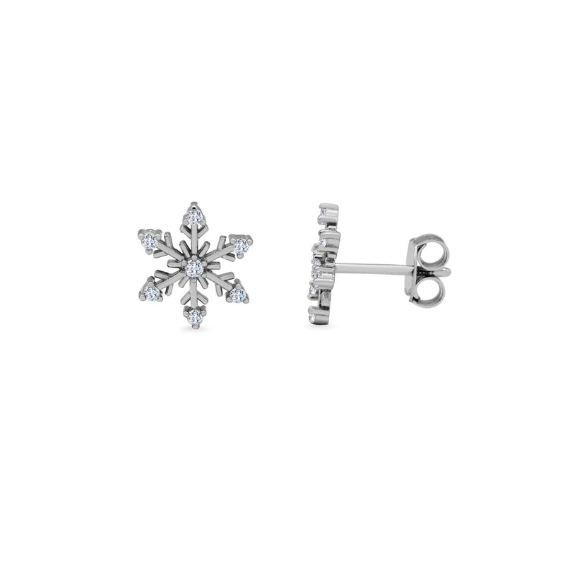 Stia Jewelry Snowflake Stud (Silver)