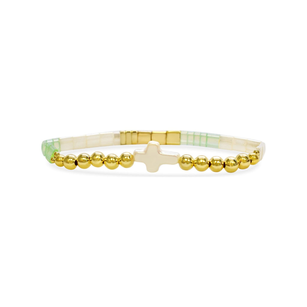 1 CORINTHIANS 16:14 - Morse Code Tila Beaded Bracelet