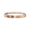 LOVE - Morse Code Tila Beaded Bracelet