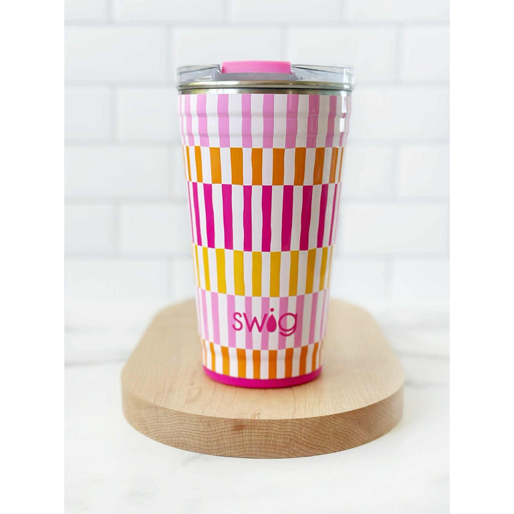 Swig 24 oz Party Cup - Sherbet Stripe