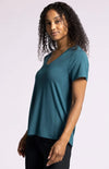 Tatiana Short Sleeve Tee - Atlantic Deep Blue