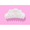 Large Claw Hair Clip - Iridescent + Pearl
