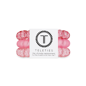 Teleties - Large Hair Ties - Pink and Powerful