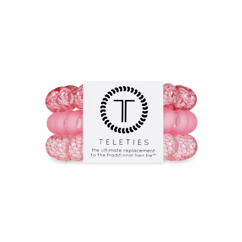 Teleties - Large Hair Ties - Pink and Powerful