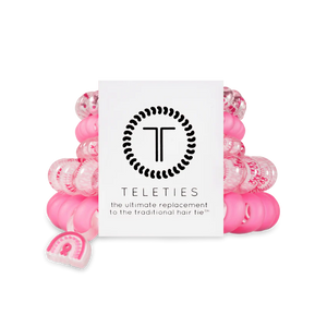 Teleties - Mixed Pack Hair Ties - Proudly Pink