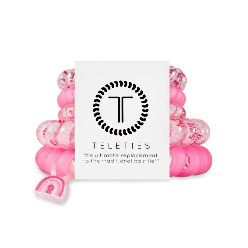 Teleties - Mixed Pack Hair Ties - Proudly Pink