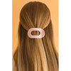 Teleties Pearly Pink Small Flat Round Hair Clip