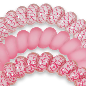 Teleties - Large Hair Ties - Pink and Powerful