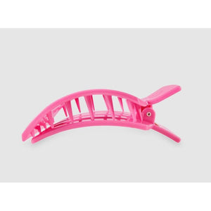 Teleties - Medium Paradise Pink Flat Square Hair Clip