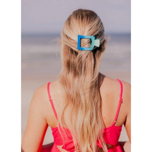 Teleties - Small Poolside Flat Square Hair Clip