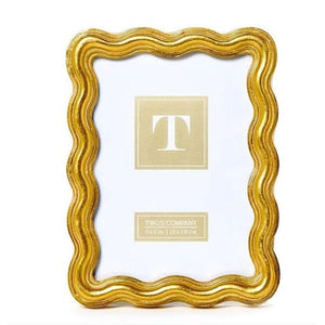 Gold Triple Wave Photo Frame - 5" x 7"