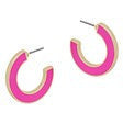 2 Sided Colored Hoops - Fuchsia