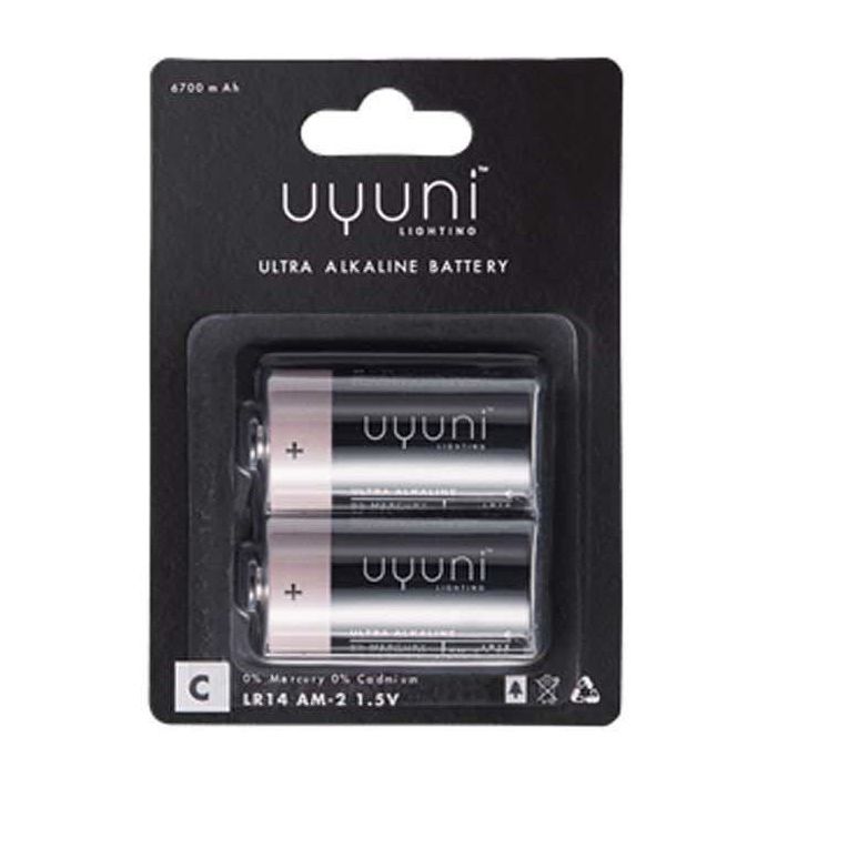 Uyuni Lighting Ultra Alkaline Battery - 2 Pack - C