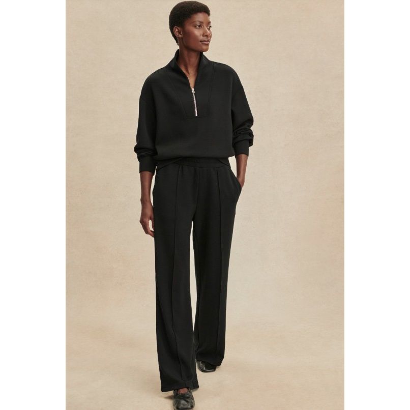 The Wide Leg Pant 30" - Black