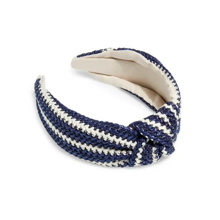 Woven Stripe Knotted Headband
