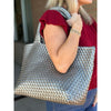 Woven Tote - Pewter