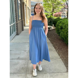 Z Supply Beachside Midi Dress - Riviera