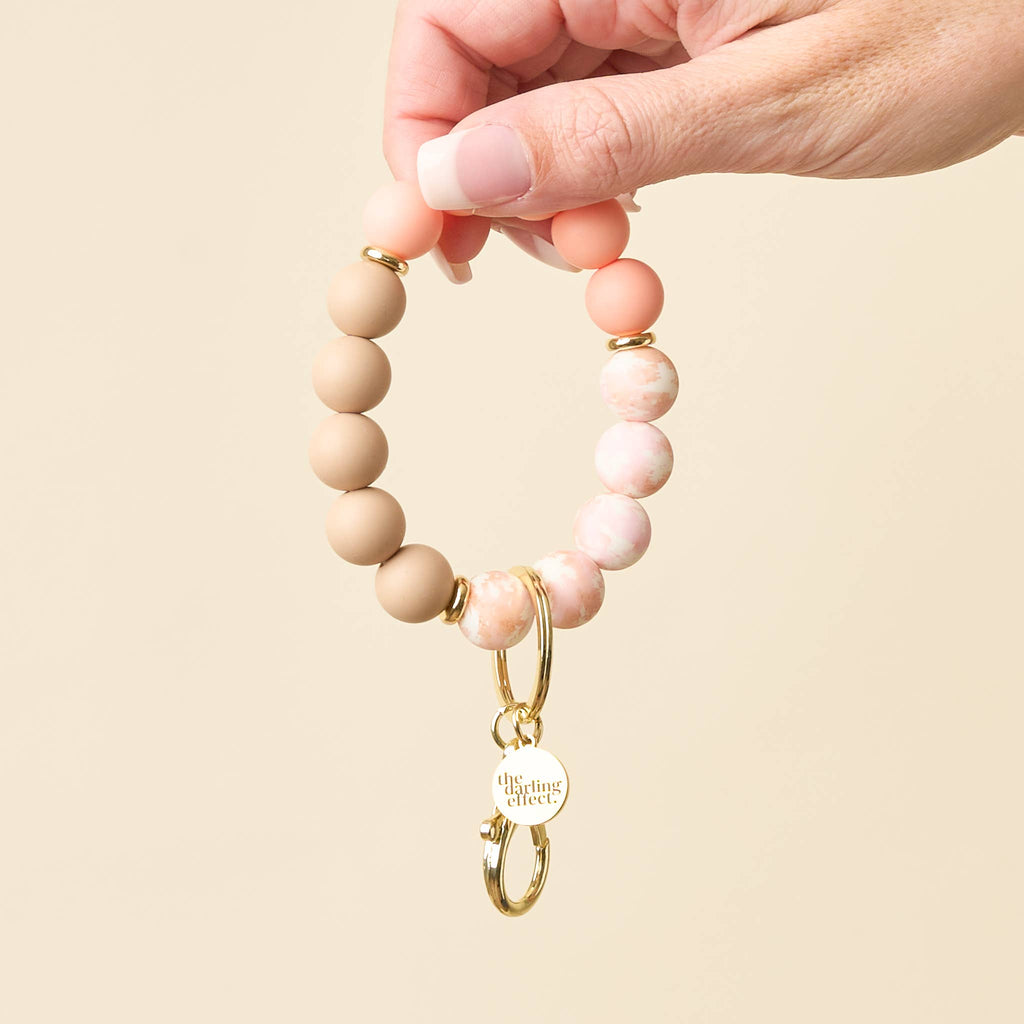Hands-Free Keychain Wristlet - Boho Beauty