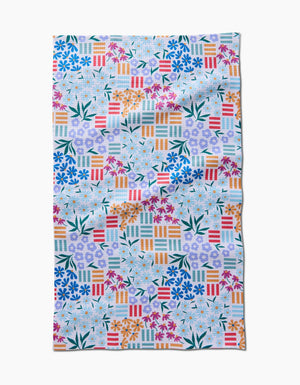 Floral Garden Tea Towel