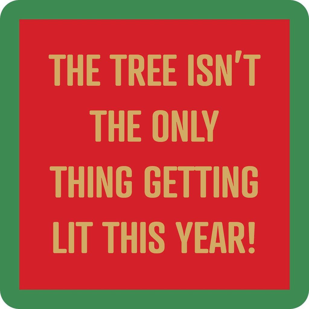 Lit Christmas Coaster