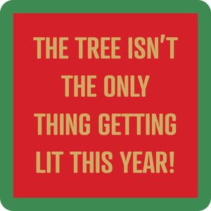 Lit Christmas Coaster