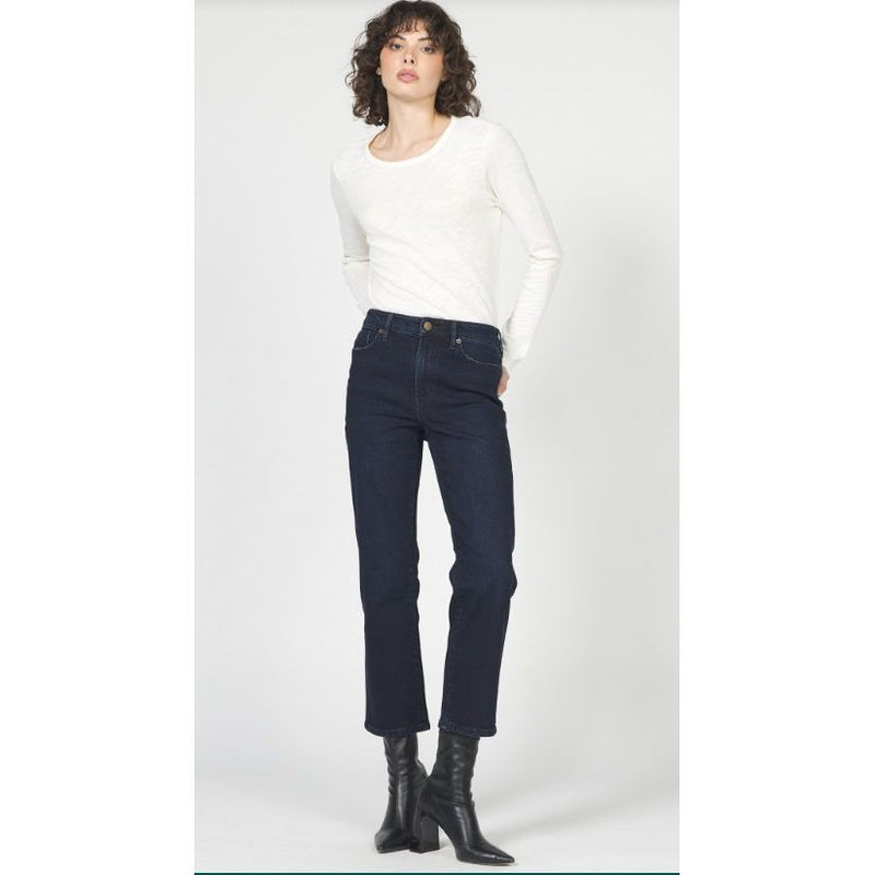Dear John Anika Mid Rise Straight Leg Jeans - Osaki