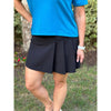 Emerson Back Pleated Tennis Skort - Black