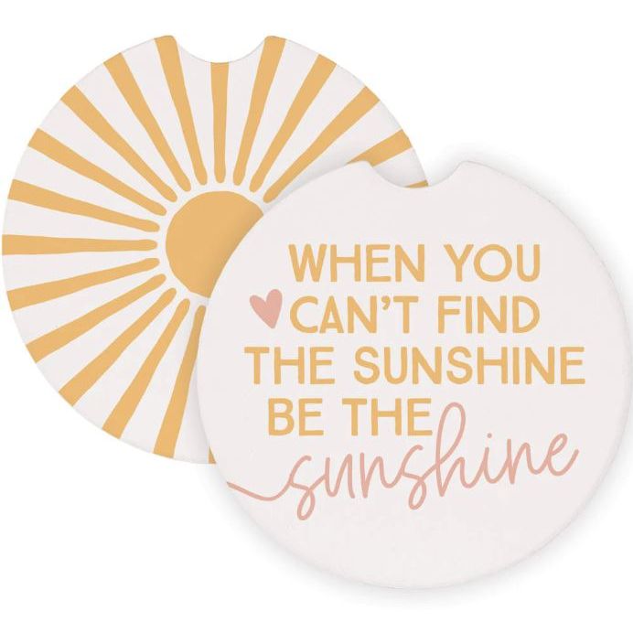 Be The Sunshine - Car Coasters