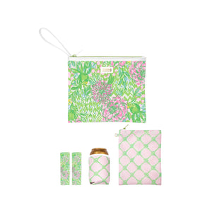 Lilly Pulitzer Beach Day Pouch - Lime Feeling Good