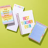 Wavy Best Teacher Ever Notepad w/ Magnet