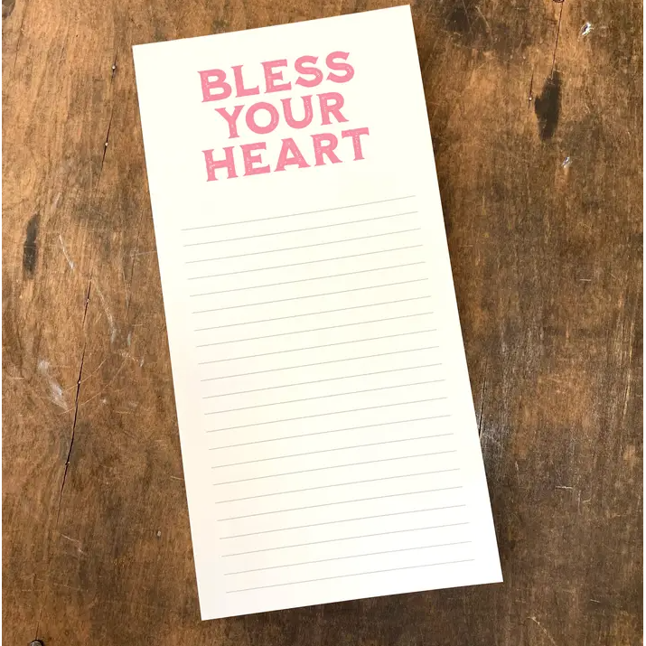 Bless Your Heart Notepad