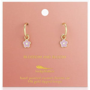 BLOSSOM AND BLOOM Drop Hoops