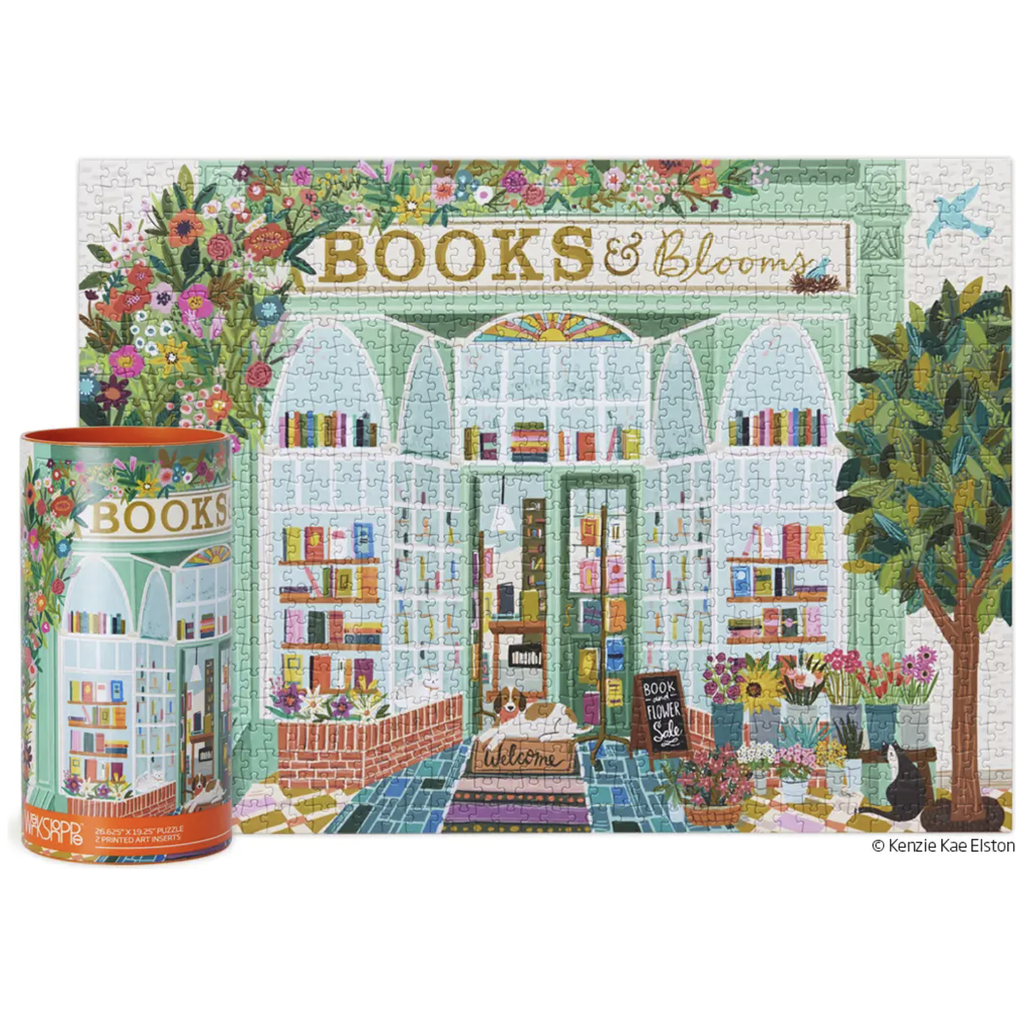 Books and Blooms - 1000 Piece Puzzle