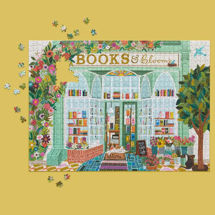 Books and Blooms - 1000 Piece Puzzle