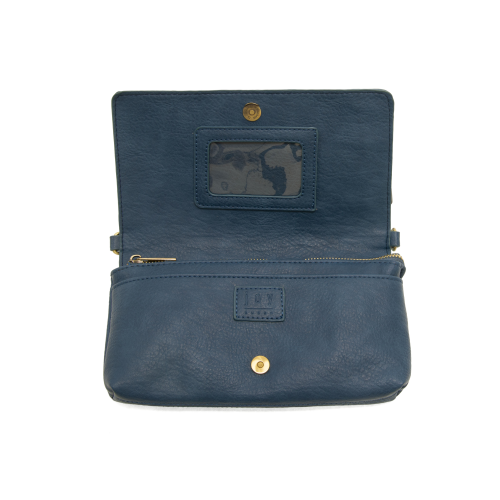 Everly Organizer Flap Crossbody - Bright Navy