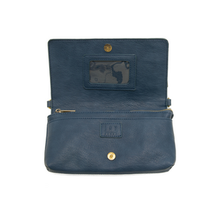 Everly Organizer Flap Crossbody - Bright Navy