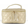 Brighton Quilted Train Case - Gold