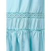 Broghan Lace Detail Woven Midi Dress - Light Teal
