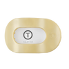 Teleties - Butter Yellow Large Flat Round Hair Clip