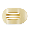 Teleties - Butter Yellow Large Flat Round Hair Clip