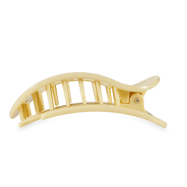 Teleties - Butter Yellow Large Flat Round Hair Clip – Bless Your Heart ...