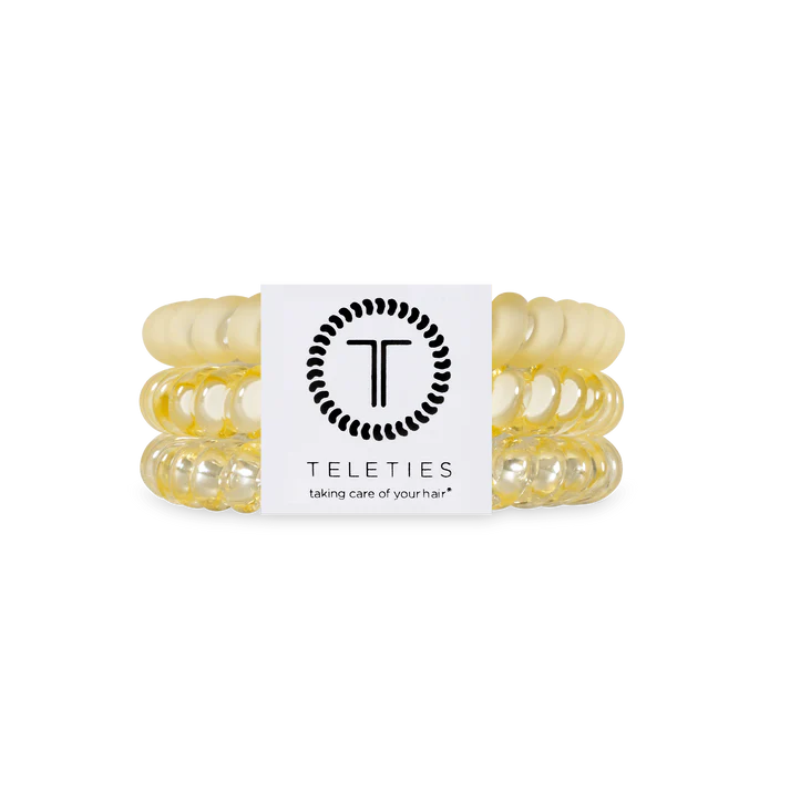 Teleties - Large Hair Ties - Butter Yellow