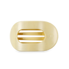 Teleties - Butter Yellow Medium Flat Round Hair Clip