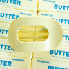 Teleties - Butter Yellow Medium Flat Round Hair Clip