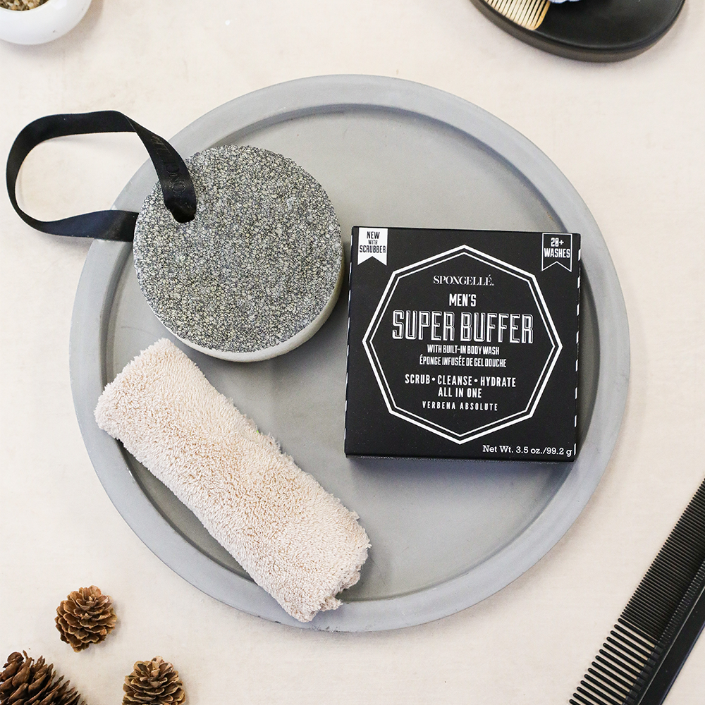 20+ Men's Super Buffer with Black Scrubber (Verbena Absolute)